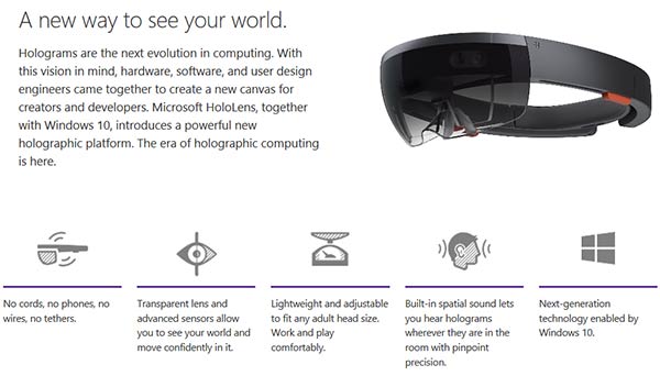 Microsoft Windows 10: upgrade zdarma a holografie
