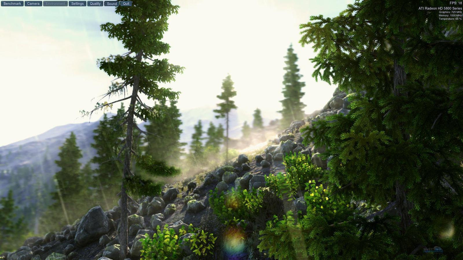 UNIGINE Valley: povedený benchmark