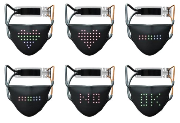 JabberMask na Kickstarteru: maska, která zobrazuje nejen smajlíky