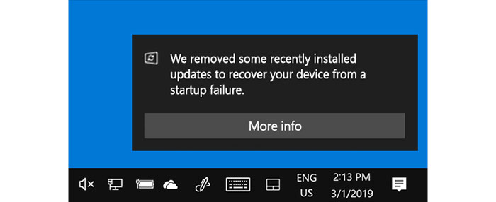 Windows 10 samy odinstalují problémové aktualizace