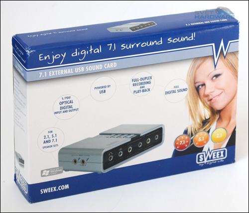 Sweex 7.1: externí zvukovka za hubičku