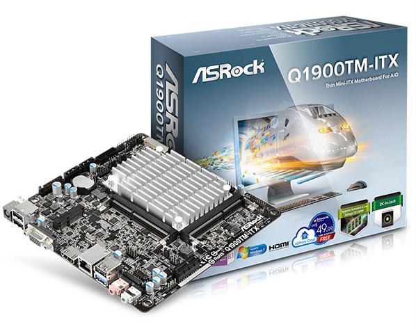 ASRock Q1900TM-ITX: nizounká a pasivně chlazená
