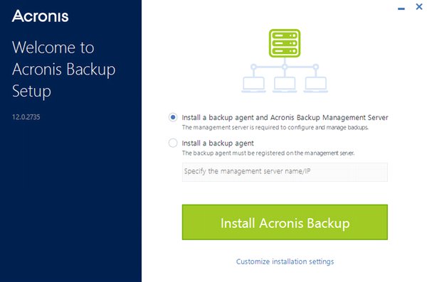Acronis Backup 12 slibuje snadnou obsluhu a rychlou obnovu