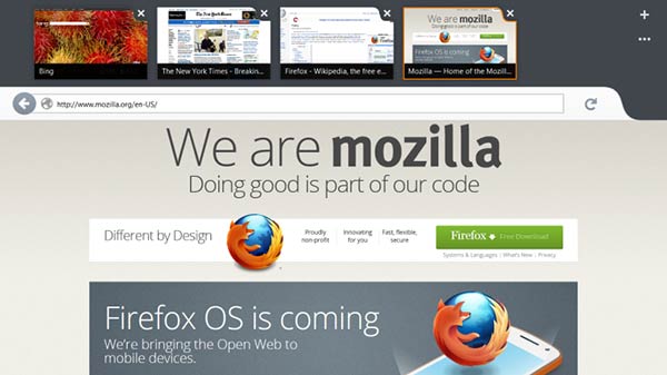 Mozilla zrušila vývoj Firefoxu pro Metro