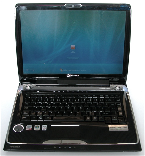 Test herních notebooků: Toshiba Qosmio F50