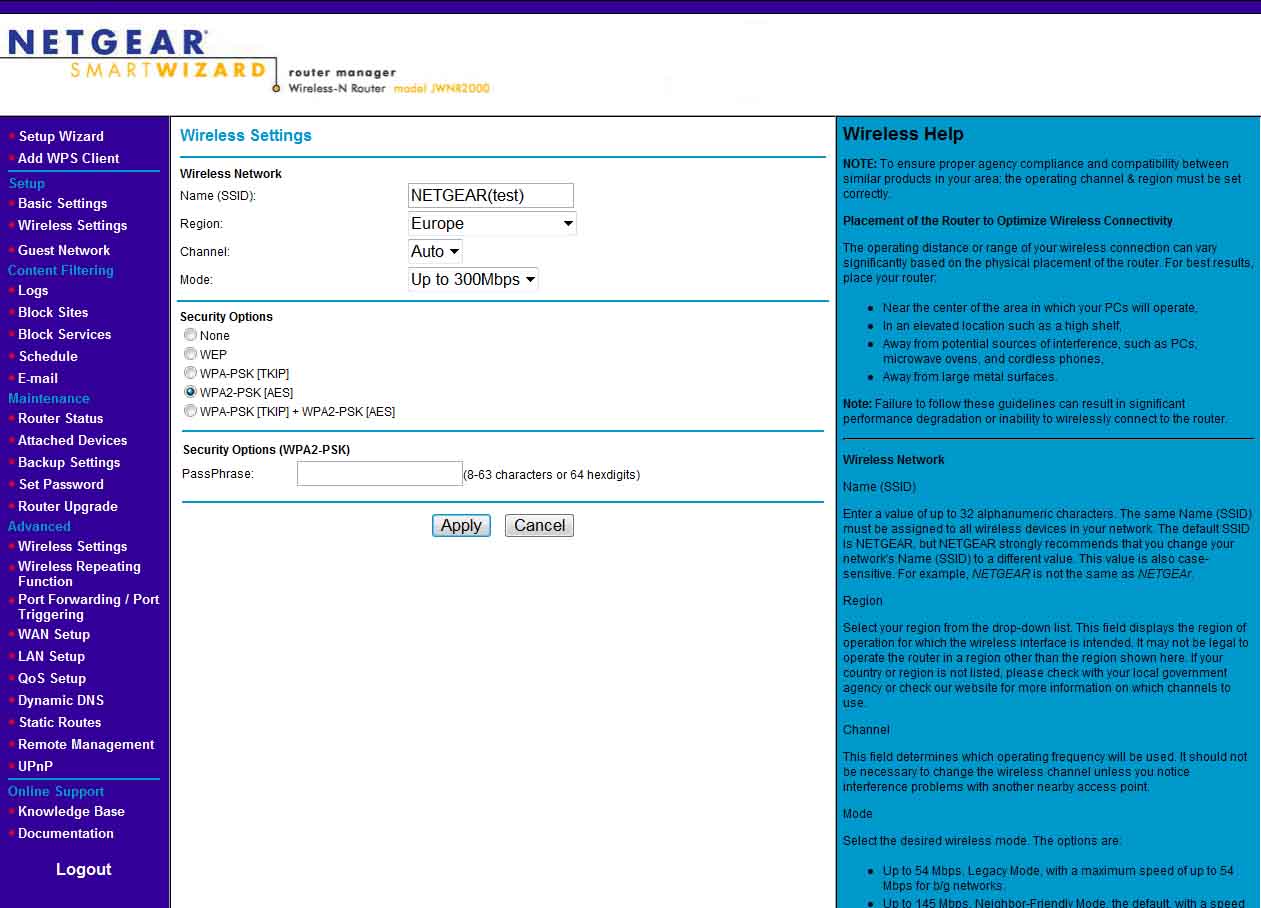 Netgear JWNR2000: bezdrátová elegance