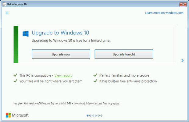 Další trik Microsoftu: zavřením okna nezastavíte upgrade na W10