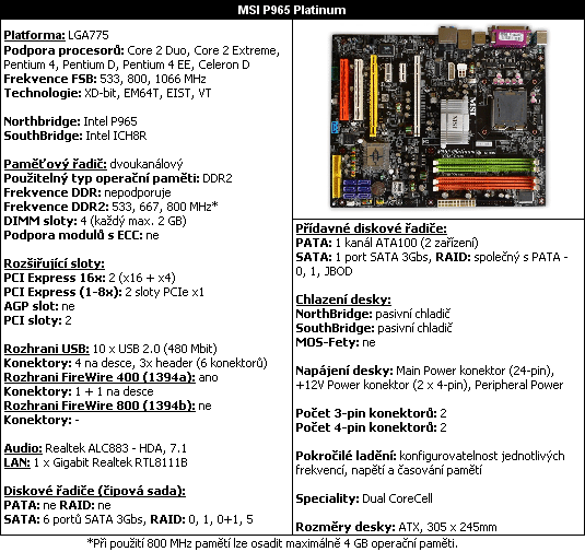 7x základ s P965: Závěr srovnávacího testu