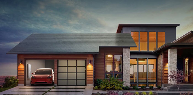 Tesla: nový Powerwall a skryté solární střešní tašky