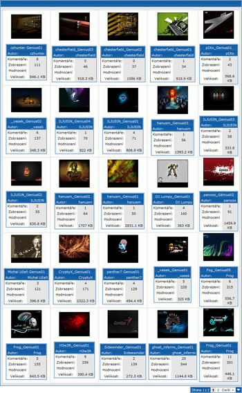 SHWallpaper - 12. kolo Génius: počátek hodnocení