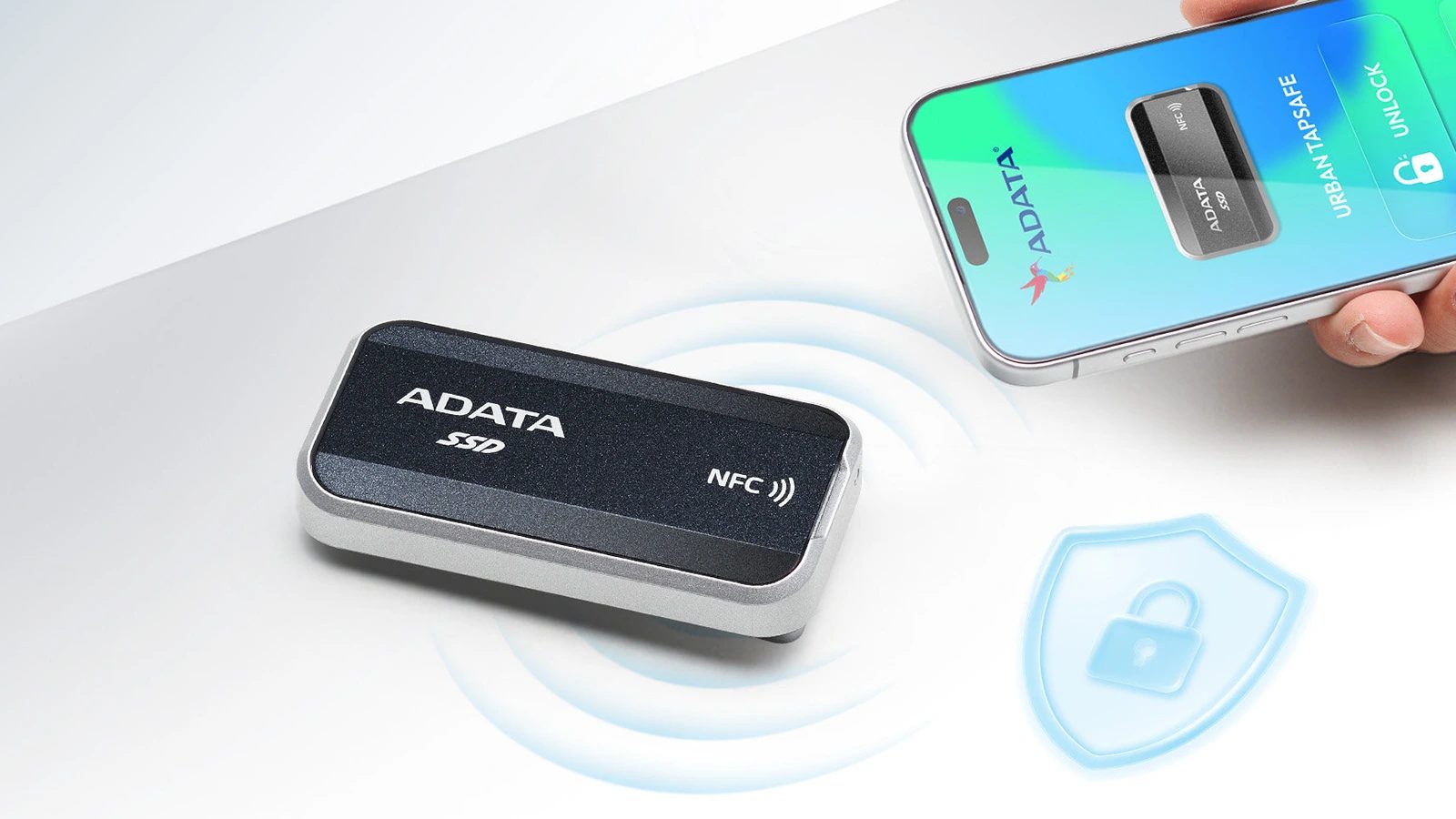 Adata uvádí Urban Tapsafe, externí SSD s 1900 MB/s. Odemyká se mobilem