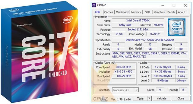 Intel Core i7-7700K vyhnán nad 7 GHz