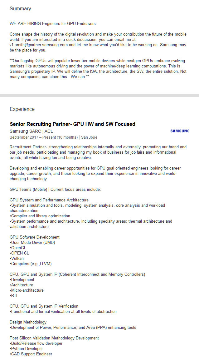 Samsung bude vyvíjet vlastní GPU