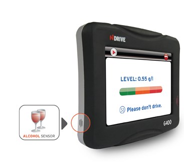 Navigátor NDrive G400 vás otestuje na alkohol