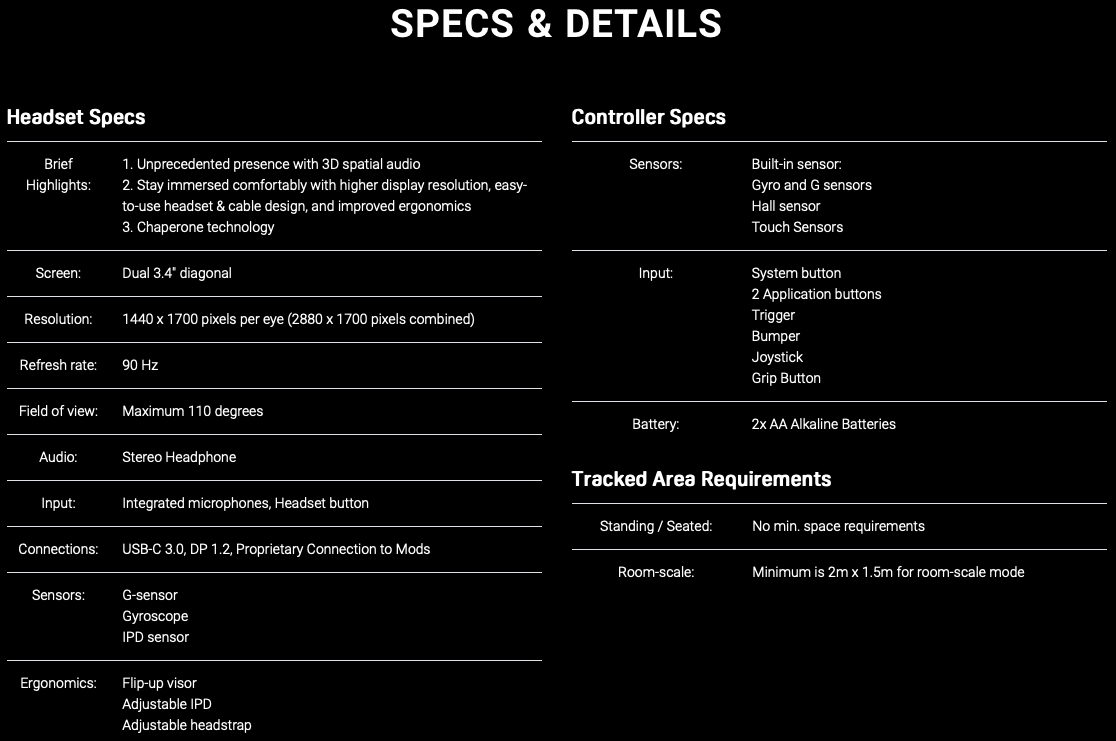 Přichází PC VR headset HTC Vive Cosmos, co nabídne a kdy bude?