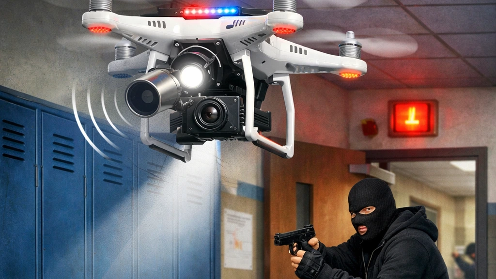 V USA zkouší nasadit zásahové drony proti střelcům ve školách