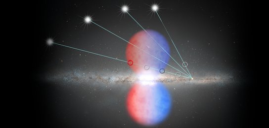 Hubble odhrnul závoj tajemství nad obrovskými Fermiho bublinami