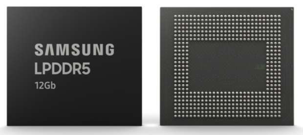 Samsung uvádí 12Gb LPDDR5 čipy pro 5G a AI