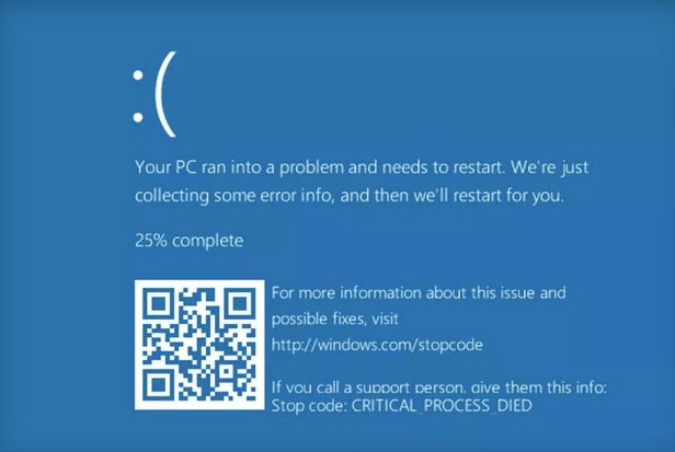 Microsoft vylepší BSOD, přidá QR kód