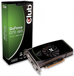 Club 3D oznámil dvě GeForce GTX 460