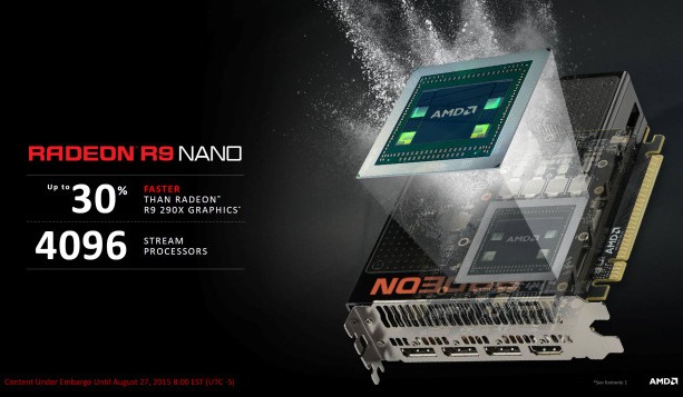 Radeon R9 Nano: rychlejší než GTX 980, pomalejší než R9 Fury
