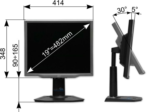Megatest 19" LCD: Acer AL1923