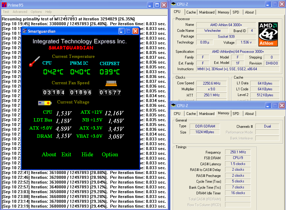 MUSHKIN Redline PC3500 DDR433, 1GB (DUAL 2x512MB)