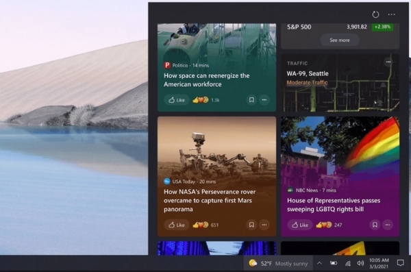 Hlavní panel ve Windows 10 se oddělí od „explorer.exe“. Chystá se redesign?