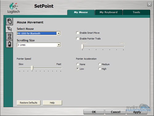 Logitech Cordless Desktop MX 5000 Laser