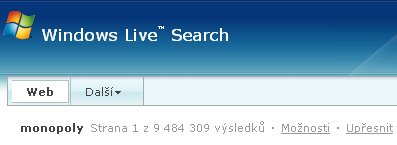 Microsoft zprovoznil svůj Live Search vyhledávač