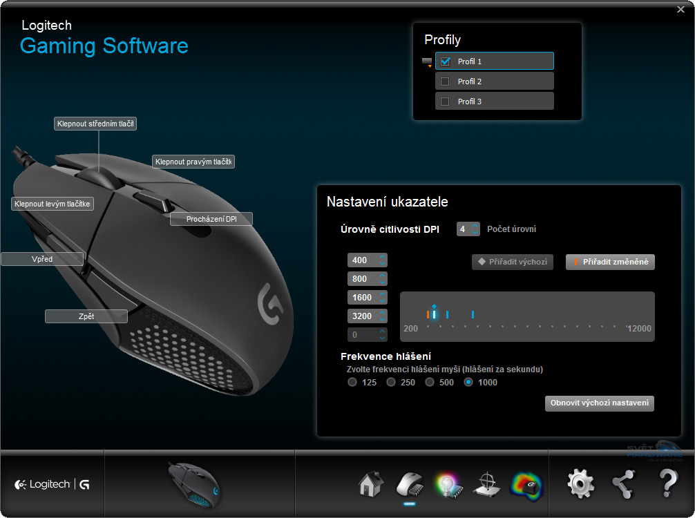 Logitech G303 Daedalus Apex: netradiční myš se 12 000 DPI