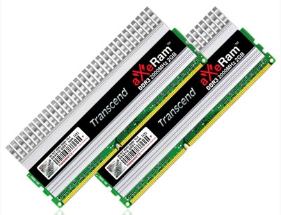 Transcend představuje výkonný 4GB DDR3 kit aXeRam