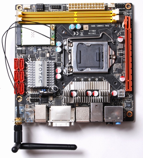 ZOTAC přinesl vylepšenou H55-ITX WiFi formátu Mini-ITX