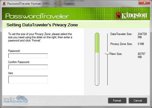 Kingston DataTraveler 310: 256 GB v dlani