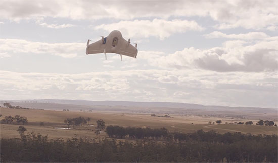 Google odhaluje projekt doručování létajícími drony