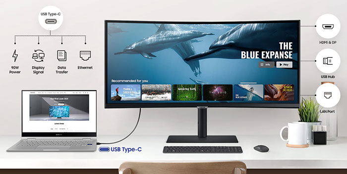 Samsung uvádí 34" UWQHD monitor LS34A650 pro hry i práci