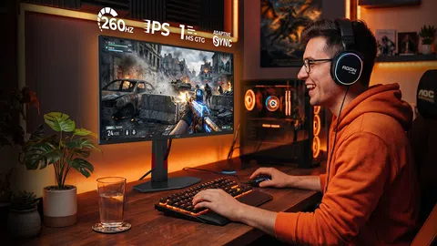 AOC uvedl malý 24,5" herní monitor Gaming 25G4ZR s 260 Hz