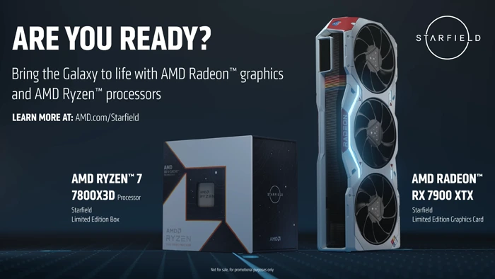 AMD a Bethesda: 500 karet Radeon RX 7900 XTX v limitované edici Starfield