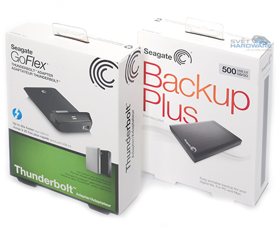 Seagate GoFlex a Backup Plus: Thunderbolt vs. USB 3.0