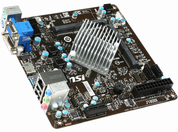 MSI J1800I: Mini-ITX s Intel Bay Trail-D