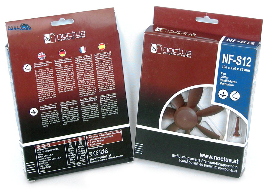 Noctua NF-S12 - udrží laťku?