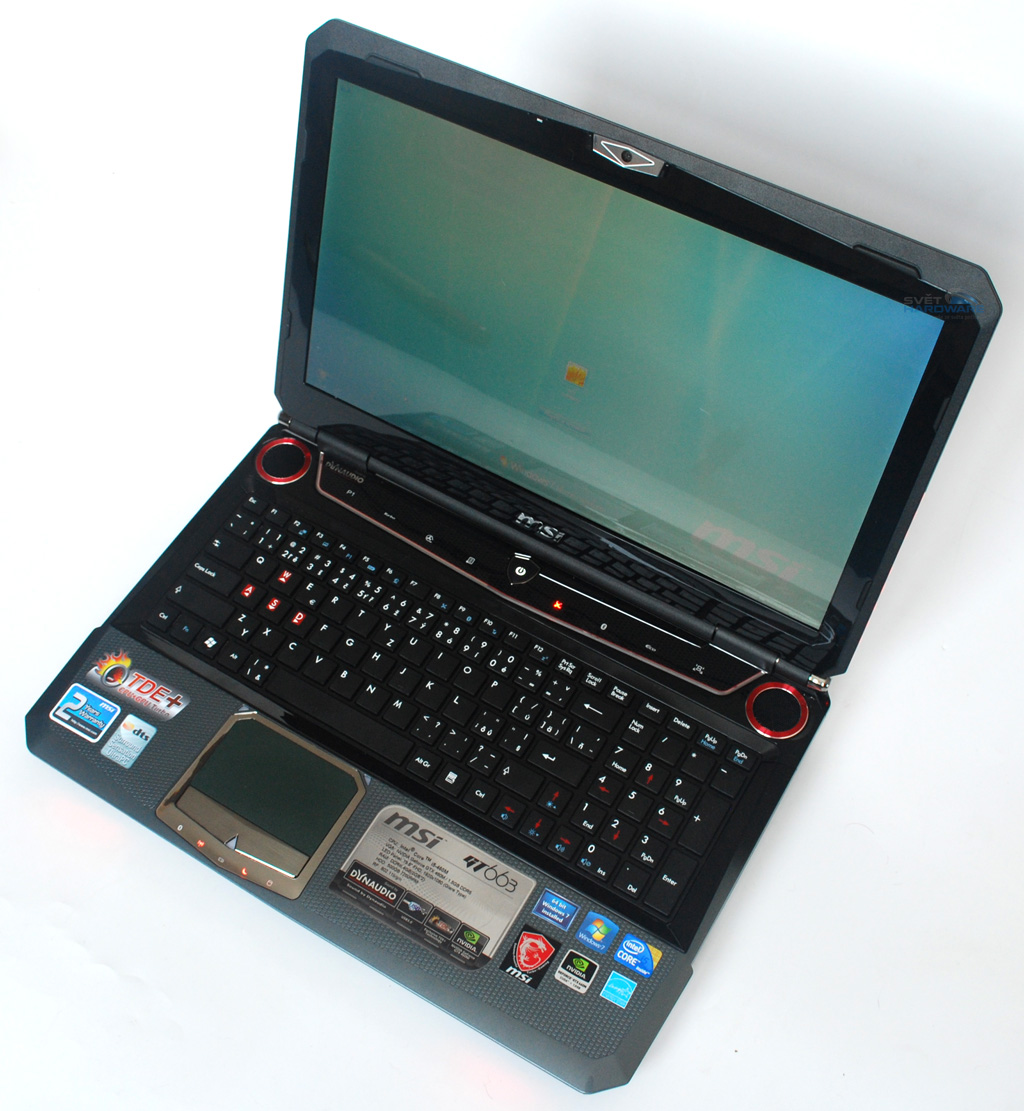 MSI GT663: zaměřen na hry