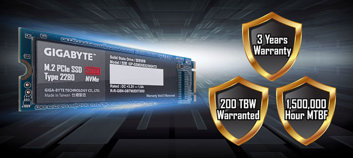 Gigabyte si připravil tři M.2 SSD pro PCIe