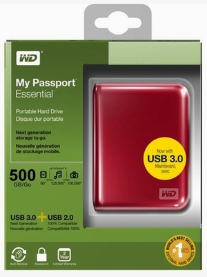 WD uvádí až 3TB externí disky s USB 3.0