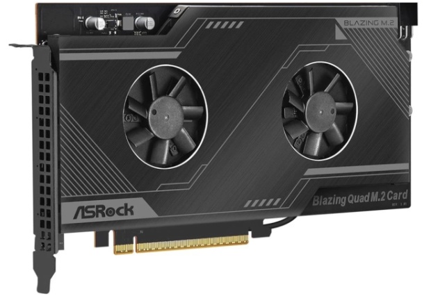 ASRock Blazing Quad M.2 pojme 4 SSD s rozhraním PCIe Gen5