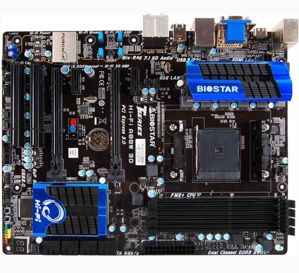 Biostar odhalil desku Hi-Fi A88W 3D pro Kaveri