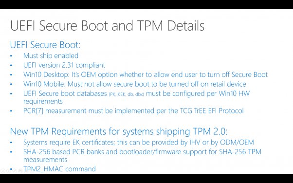 Windows 10 změní pravidla Secure Boot, budou blokovány jiné OS?