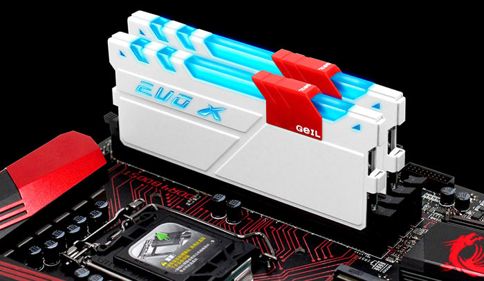 Geil EVO X RGB DDR4: paměti pro příznivce světýlek