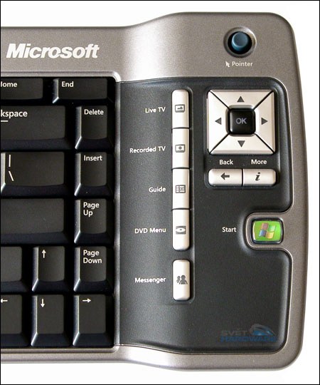 Microsoft Remote Keyboard for Windows XP MCE 1.0