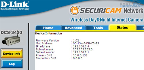 Test IP kamer střední třídy s Wi-Fi: 2. část